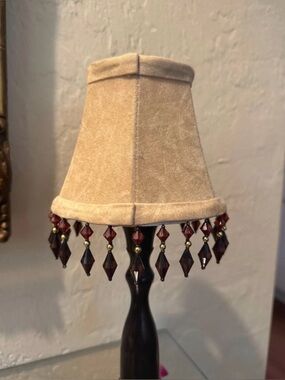 Vintage Beaded Lampshade
